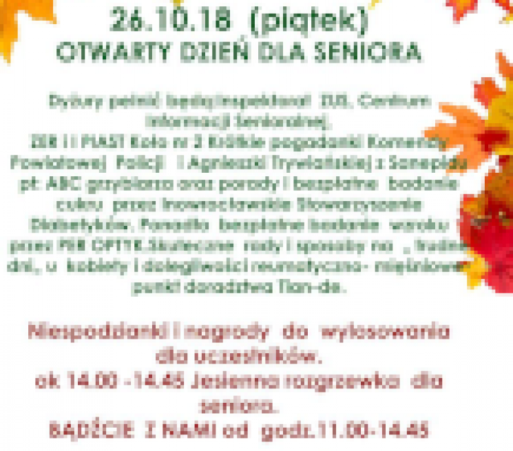 Otwarty Dzień dla Seniora w Klubie Przydomek