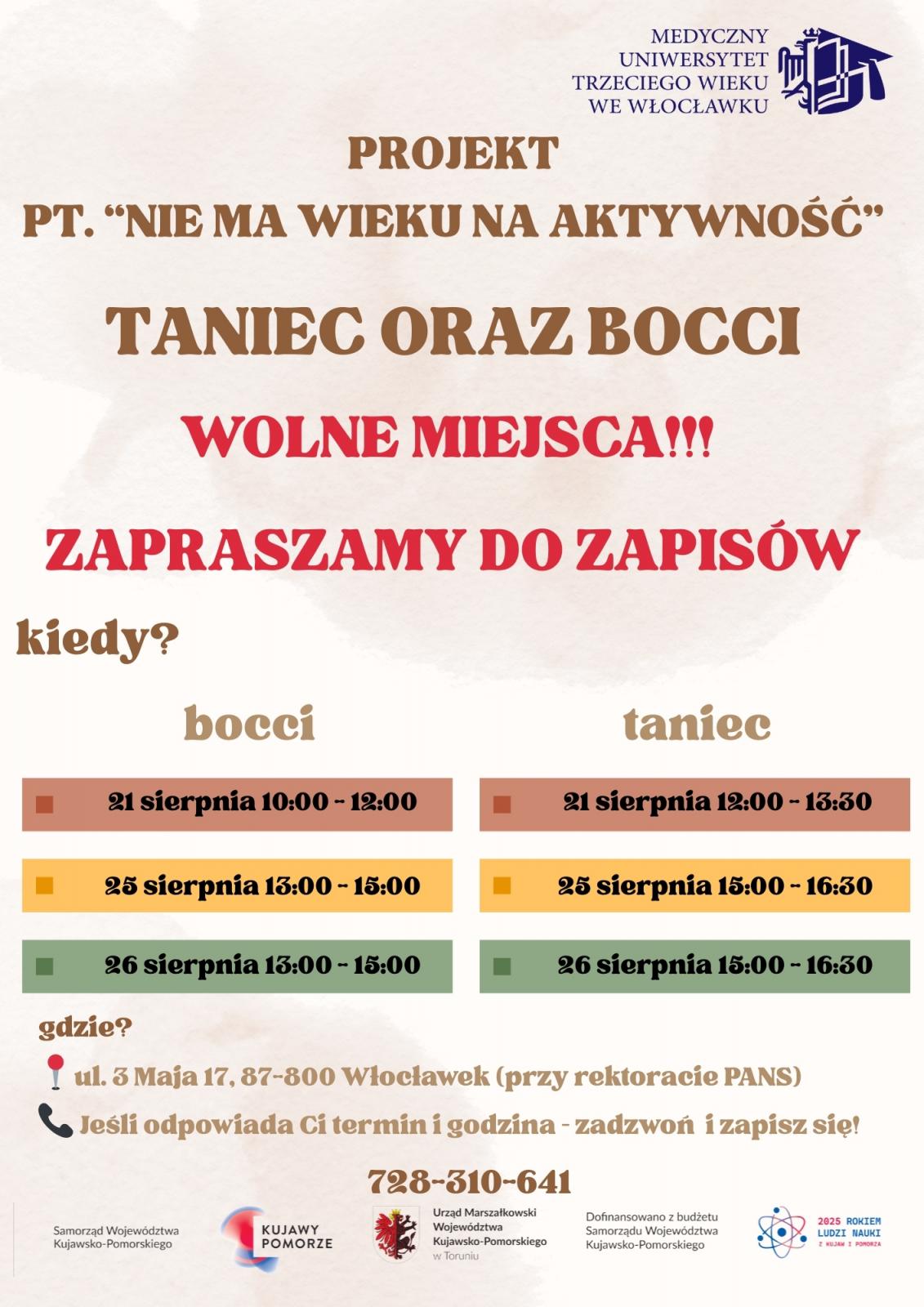 plakat informacyjny