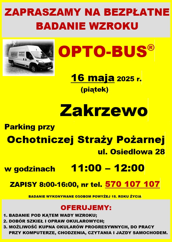 plakat informacyjny