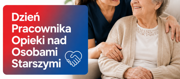 grafika z okazji Dnia Pracownika Opieki nad Osobami Starszymi